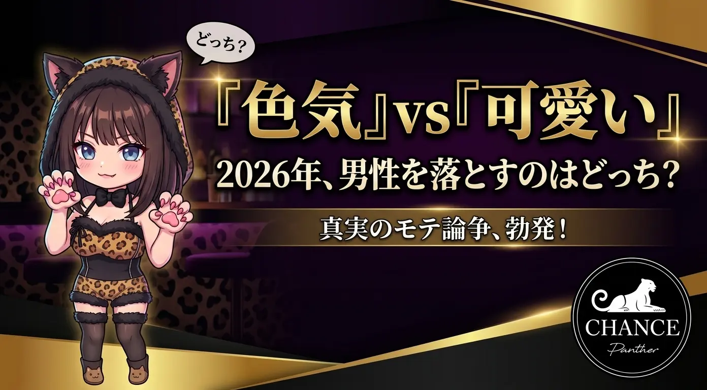 「色気のある女性」と「可愛い女性」は何が違うのか。2026年、男性が本当に惹かれるのはどっち？